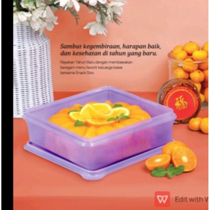 Mosaic Snack Stor Hijau, Ungu - Tupperware