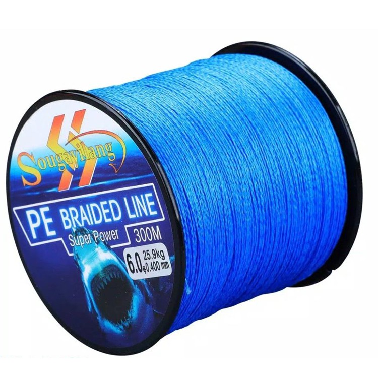Senar Pancing Tali PE Braided Sougayilang Super Power Size No 0.8 0.148mm 18LB