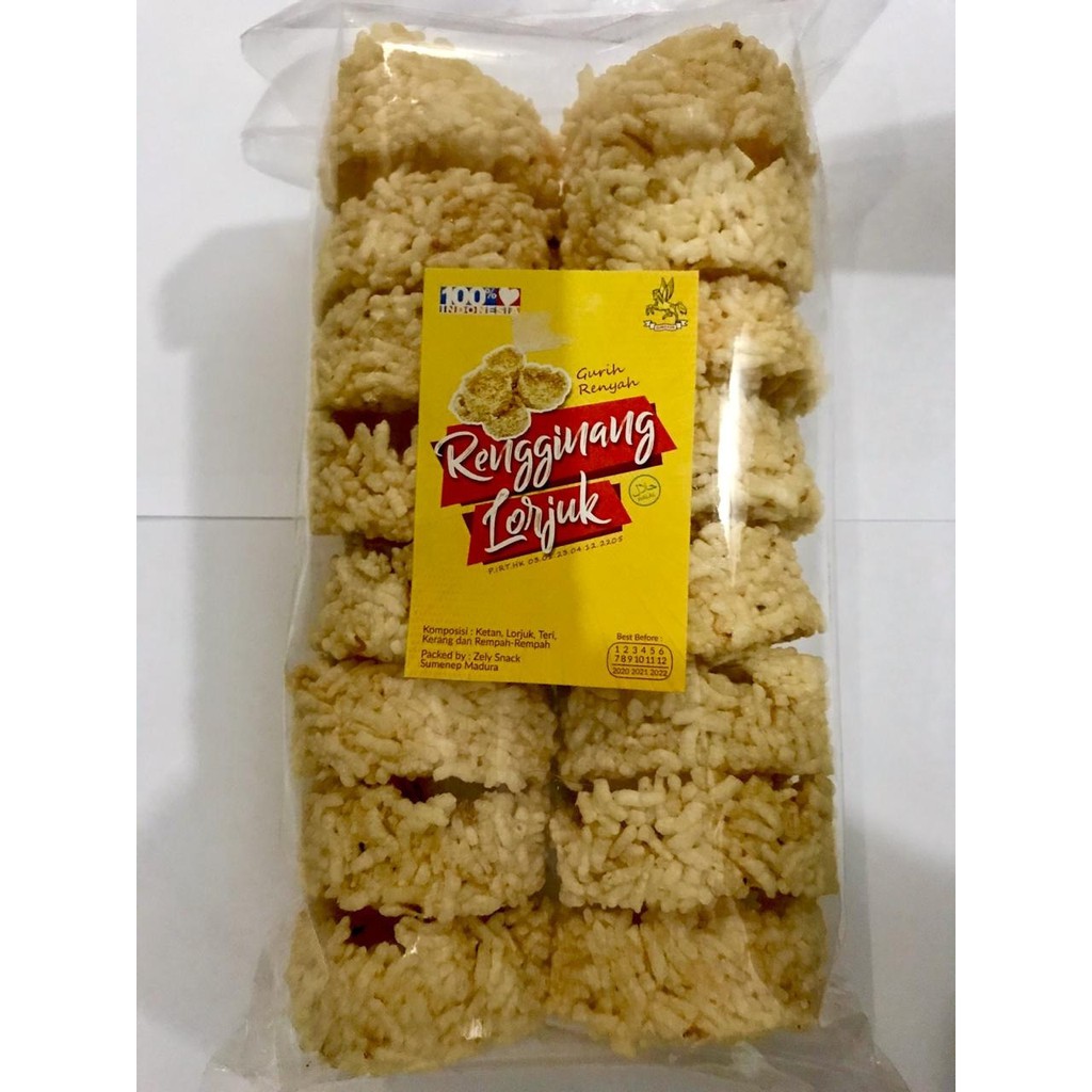 

Rengginang Lorjuk - rengginang kerupuk lorjuk - olahan lurjuk - olahan beras - keripik kerupuk gurih - camilan tradisional - snack jadul - rengginang renyah gurih