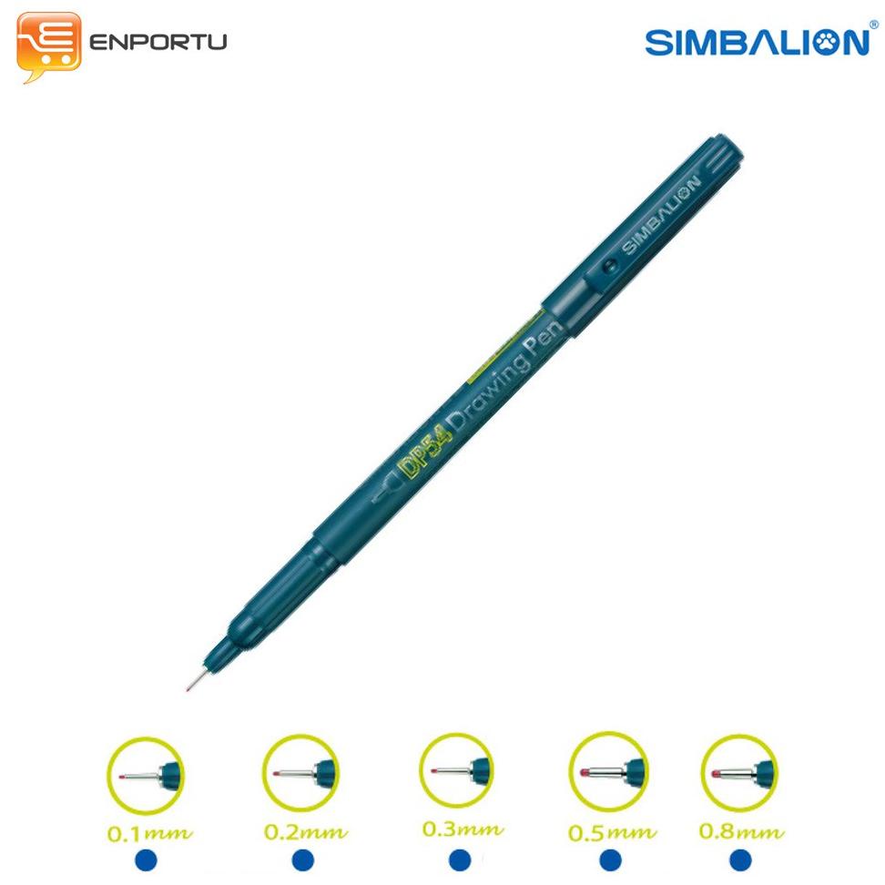 

Simbalion Drawing Pen Biru Set - Pena Kaligrafi ( Isi 5 Pcs )