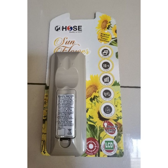 Remote Ac Universal Hose( SUNFLOWER )