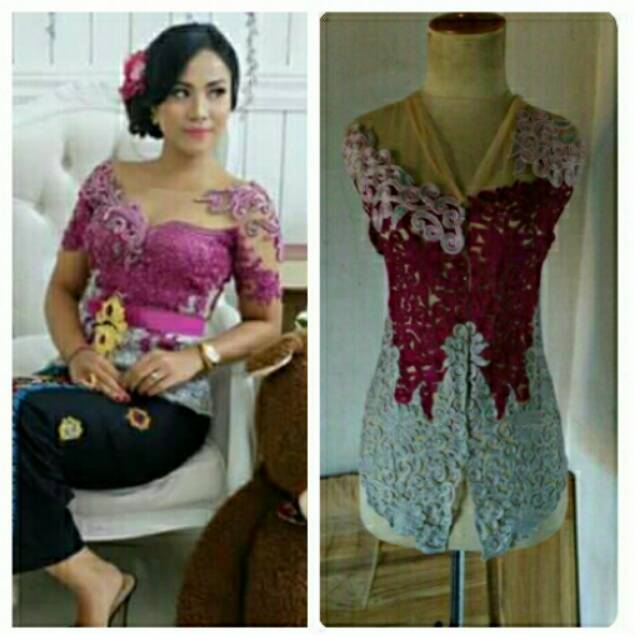 KEBAYA TILE STIK KUALITAS PREMIUM ( PO jahit)