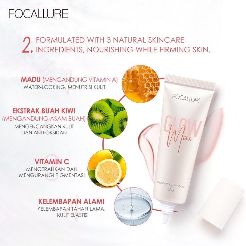 FOCALLURE Brighten &amp; Moisture Primer FA138