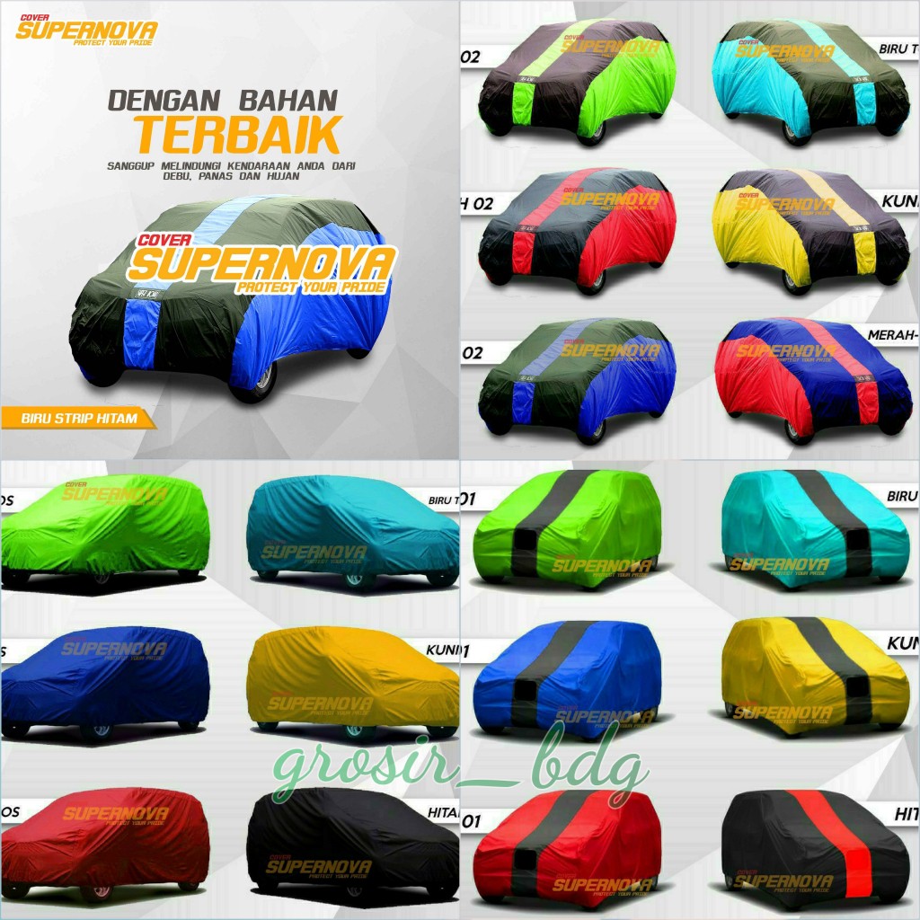 Cover Mobil / Sarung Mobil Avanza, Agya, Brio, Ertiga, Calya, Xpander Polyesther Waterproof Anti Air