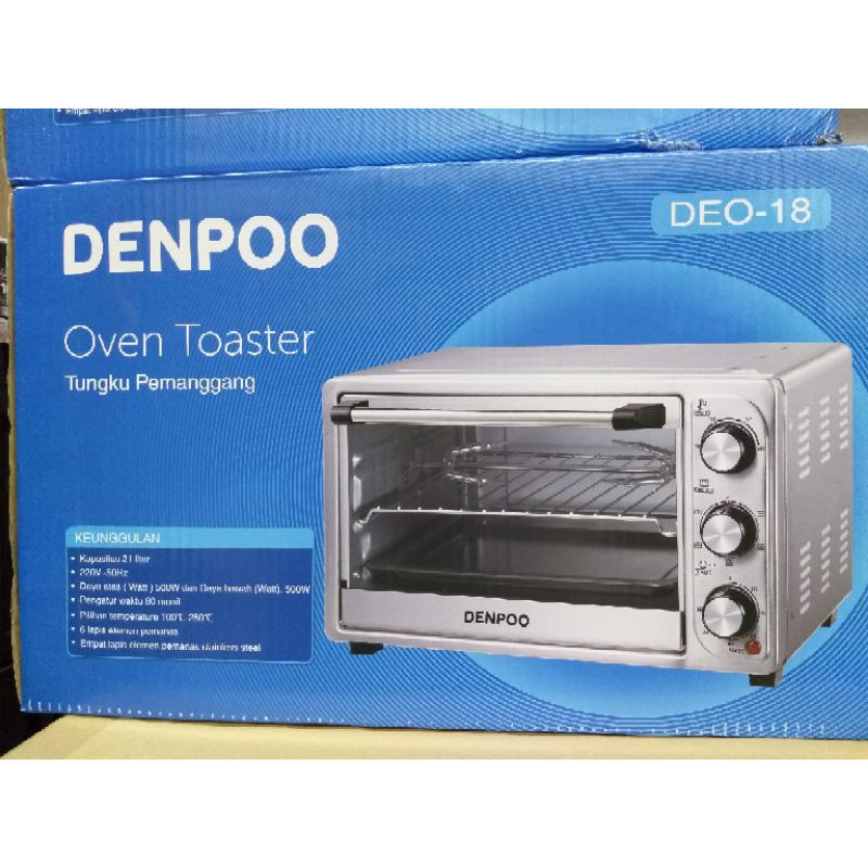 OVEN DENPOO DEO-18 OVEN TOASTER 21 LITER