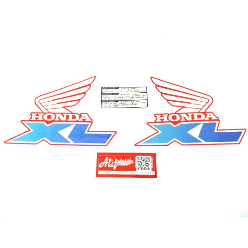 decal fueltank honda xl decal gastank honda xlr honda xls