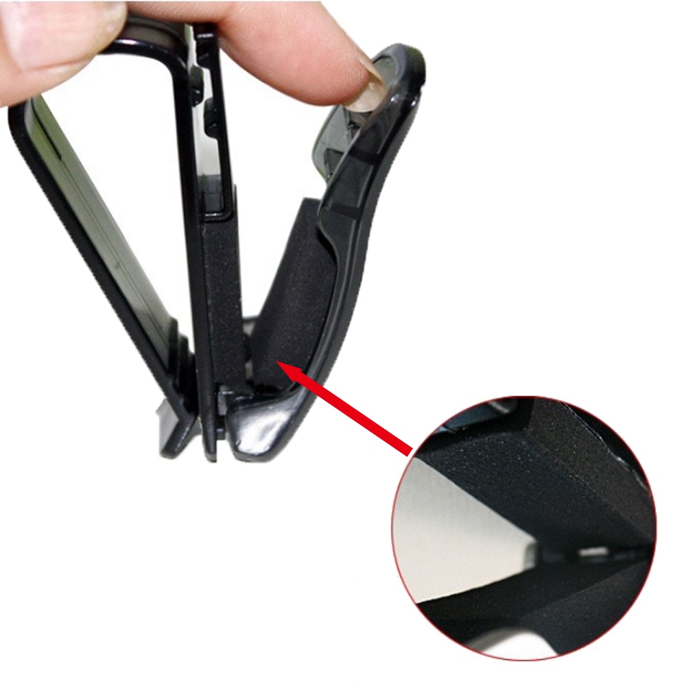 Case Klip holder Kacamata / Kartu / Tiket / Pulpen Universal Untuk Sun visor Mobil