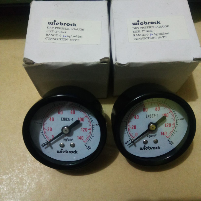 Pressure gauge diameter 2" - drat 1/4" range 10kg