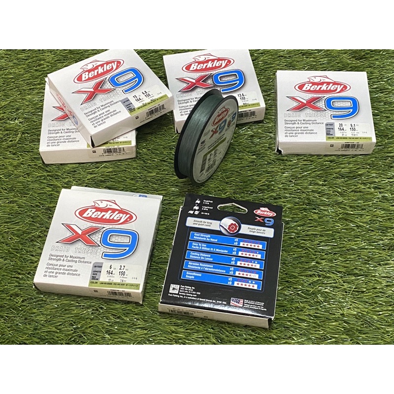 BENANG PE BERKLEY X9 DAN X5 150 METER MADE IN USA