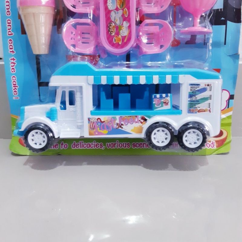 Mainan Food Truck Happy Gourmet - Set Mobil Ice Cream Anak Edukatif