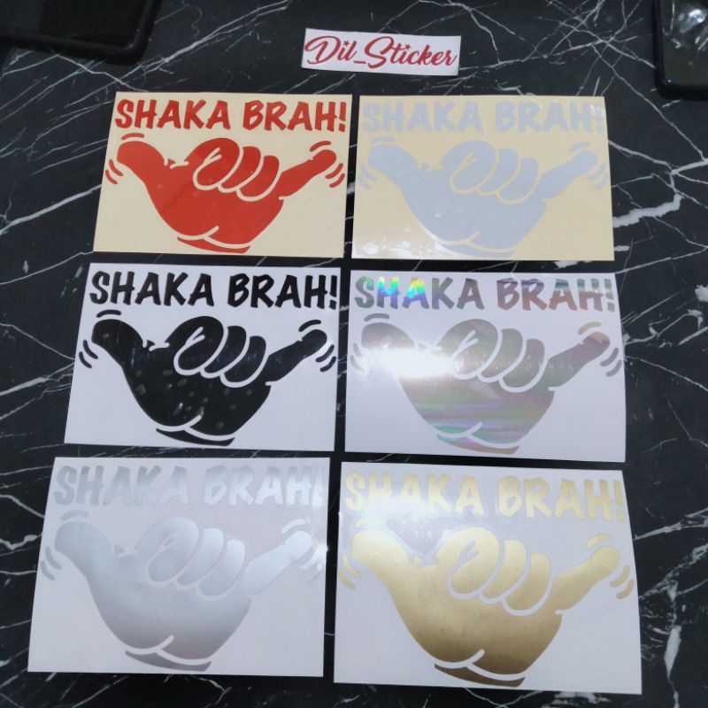 

STICKER TANGAN SHAKA BRAH MOTOR MOBIL CUTTING
