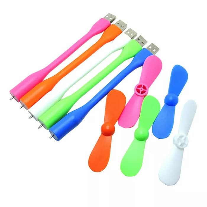 Kipas Usb Portable Flexible Usb Fan Warna Warni 5V
