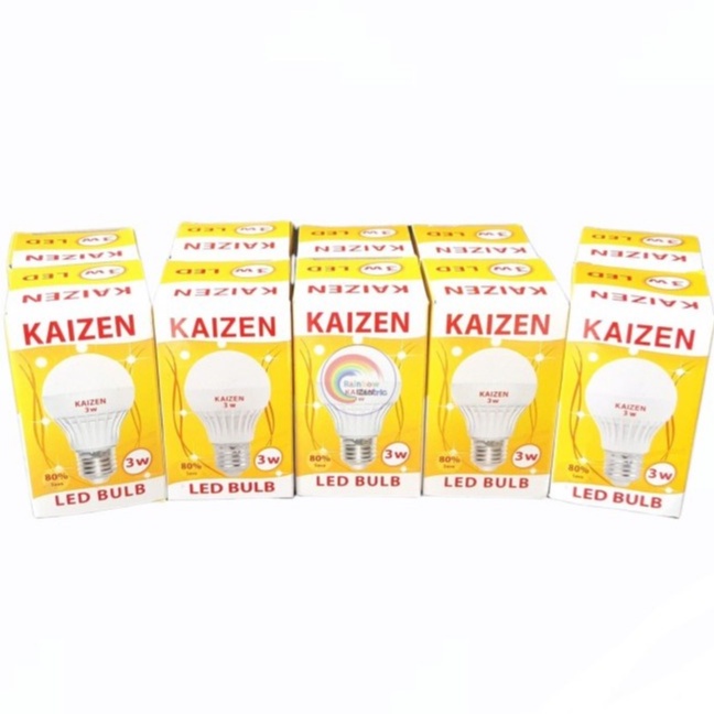 Paket 10 Pcs Kaizen Lampu LED 3 Watt