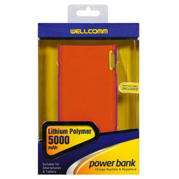 Power Bank 5000 Mah Original Wellcomm Real Power
