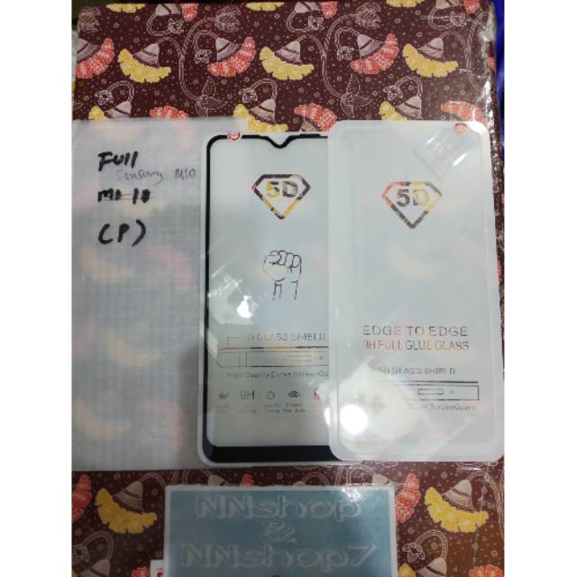 Tempered glass Samsung M10 Anti Gores Samsung M10 Full Layar