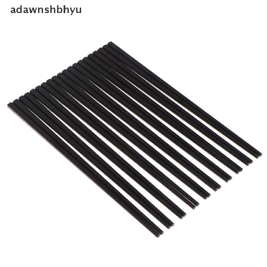 Adawnshbhyu 1pasang Sumpit Jepang Alloy Non-Slip Sushi Chop Sticks Set Hadiah Imlek