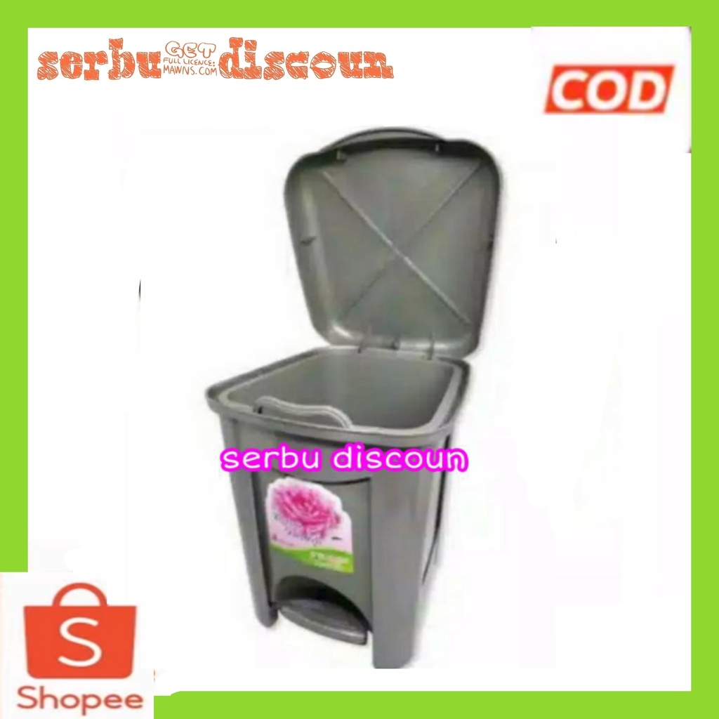 Tempat sampah injak Livina 10 Liter / tempat sampah indor