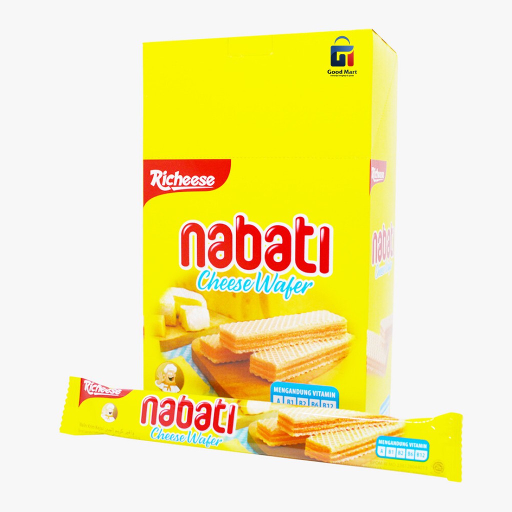 

BOX Nabati Cheese Wafer Nabati Keju - 20pcs x 7.5gr