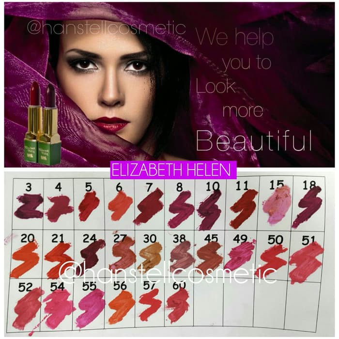 Termurah Elizabeth Helen Lipstick - Lipstick Arab Kecantikan - Aksesoris & Alat Make Up - Set Make