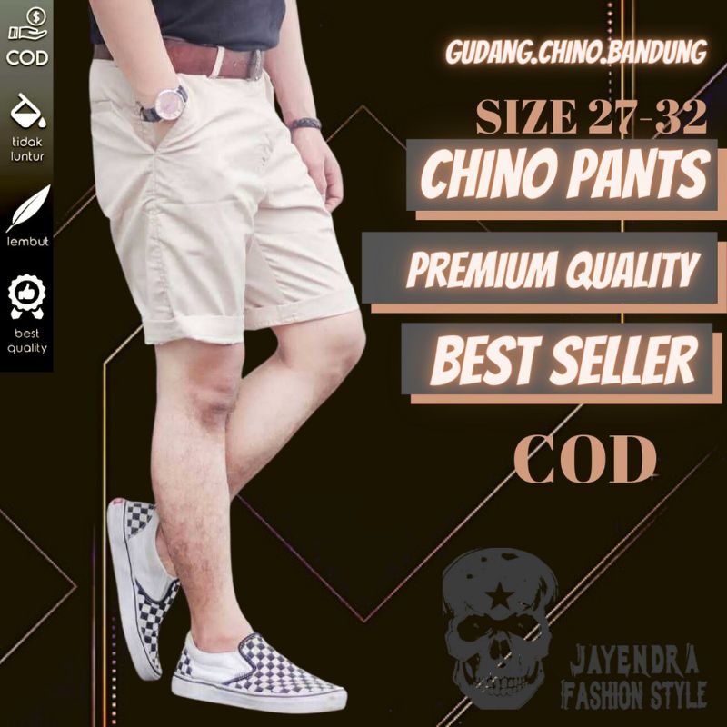 Celana Chino Cino Chinos Pendek Pria Original Distro Bandung Premium Quality erigo short pants