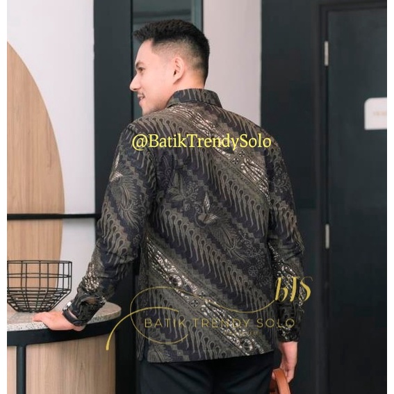 Hem  Kemeja Baju Batik Pria Cowok Laki Laki Slimfit Full Lapis Furing Lengan Panjang Lengan Pendek Original Asli Batik Jumanta Solo Laweyan Size S M L Xl XXL Bahan Katun Premium  963