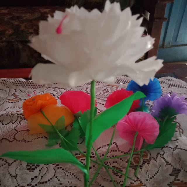 Kembang plastik kresek