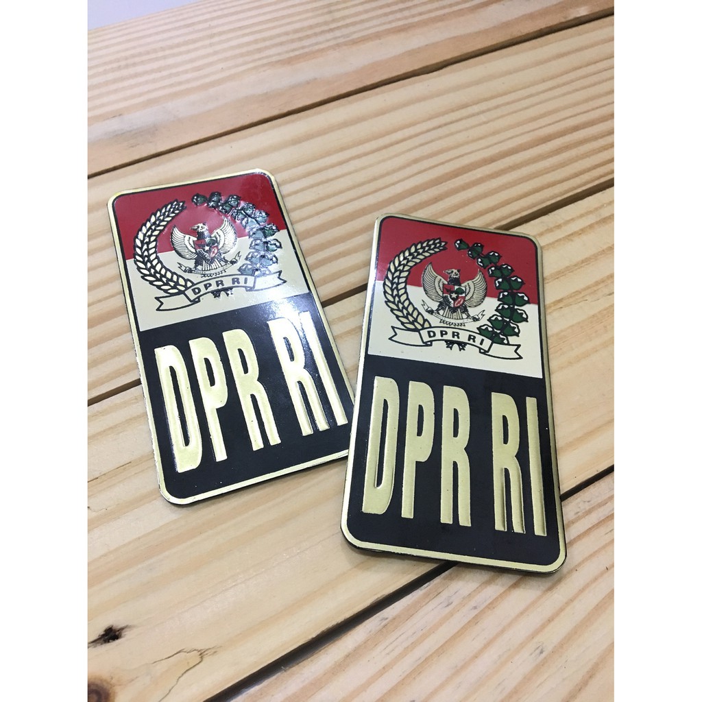 Sticker DPR RI - Stiker DPR - Sticker Plat DPR