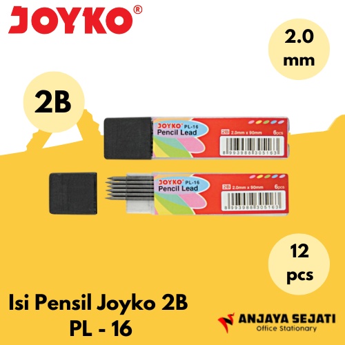 

Isi Pensil Joyko 2B PL - 16 | Perlusin (12pcs)