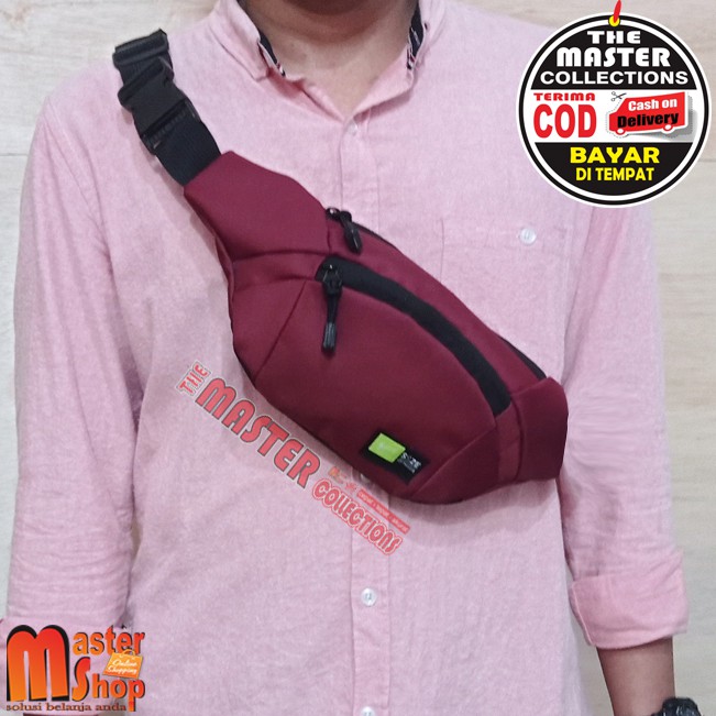 TAS SELEMPANG/TAS WAIST BAG MURAH KEREN Casual  OVAL TAPAX Pria Wanita Harga Grosir Tas Bahan Kanvas