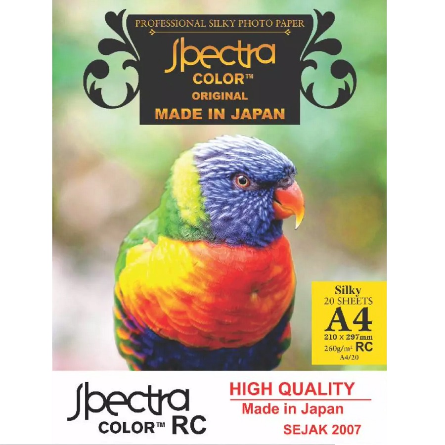 

SPECTRA SILKY PHOTO PAPER A4 260 GSM