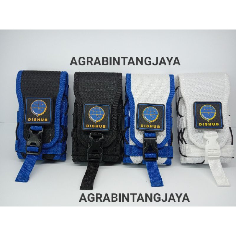 sarung hp logo dishub / tempat handphone / 6'7 & 6 inchi
