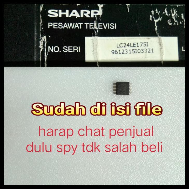 Ic Eprom Eeprom Memory Spi Flash Tv Led Sharp Lc24Le175I