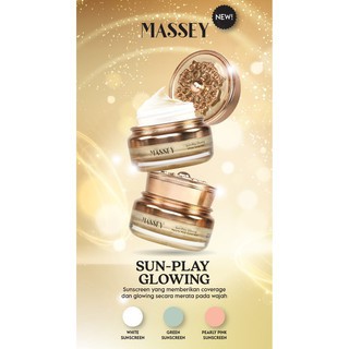 Massey Sun Play Glowing Sunscreen Original / Sunscreen Pencerah BPOM Aman