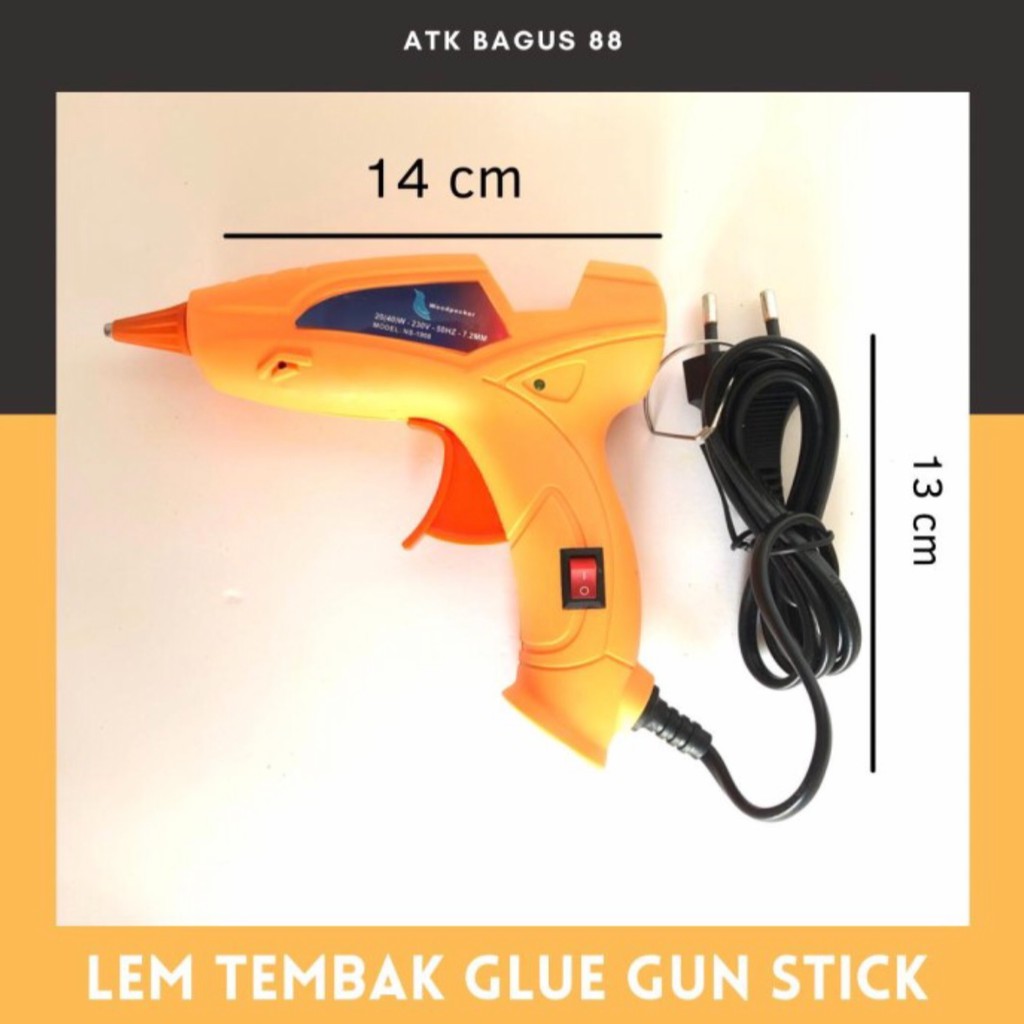 HOT MELT GLUE GUN / ALAT LEM TEMBAK 20 WATT