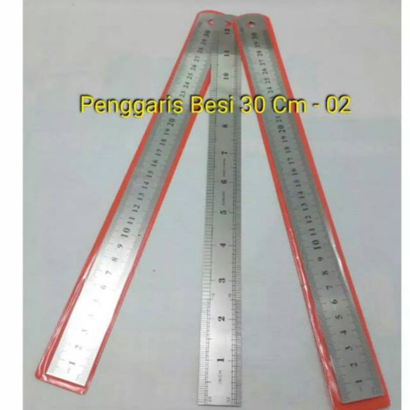 

Penggaris besi 30cm stainless