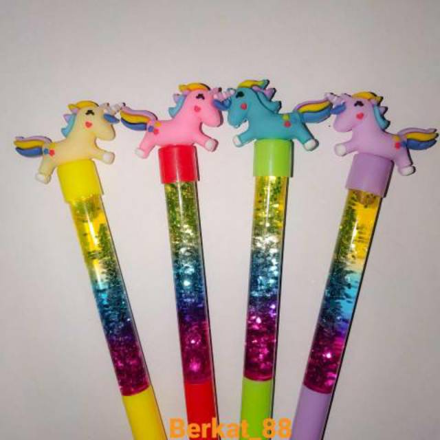 

Pulpen Gel Model Glitter Air Kuda Ponny ( NEW PRODUK )