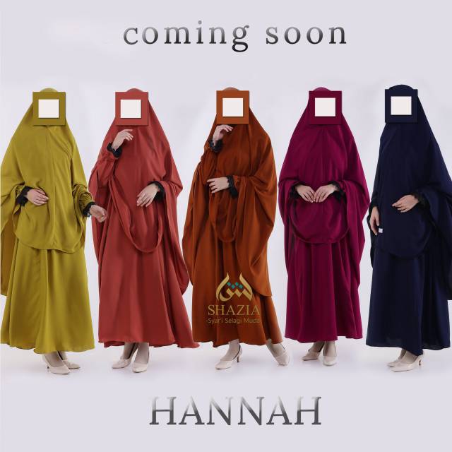 Gamis syari Hannah by Shazia