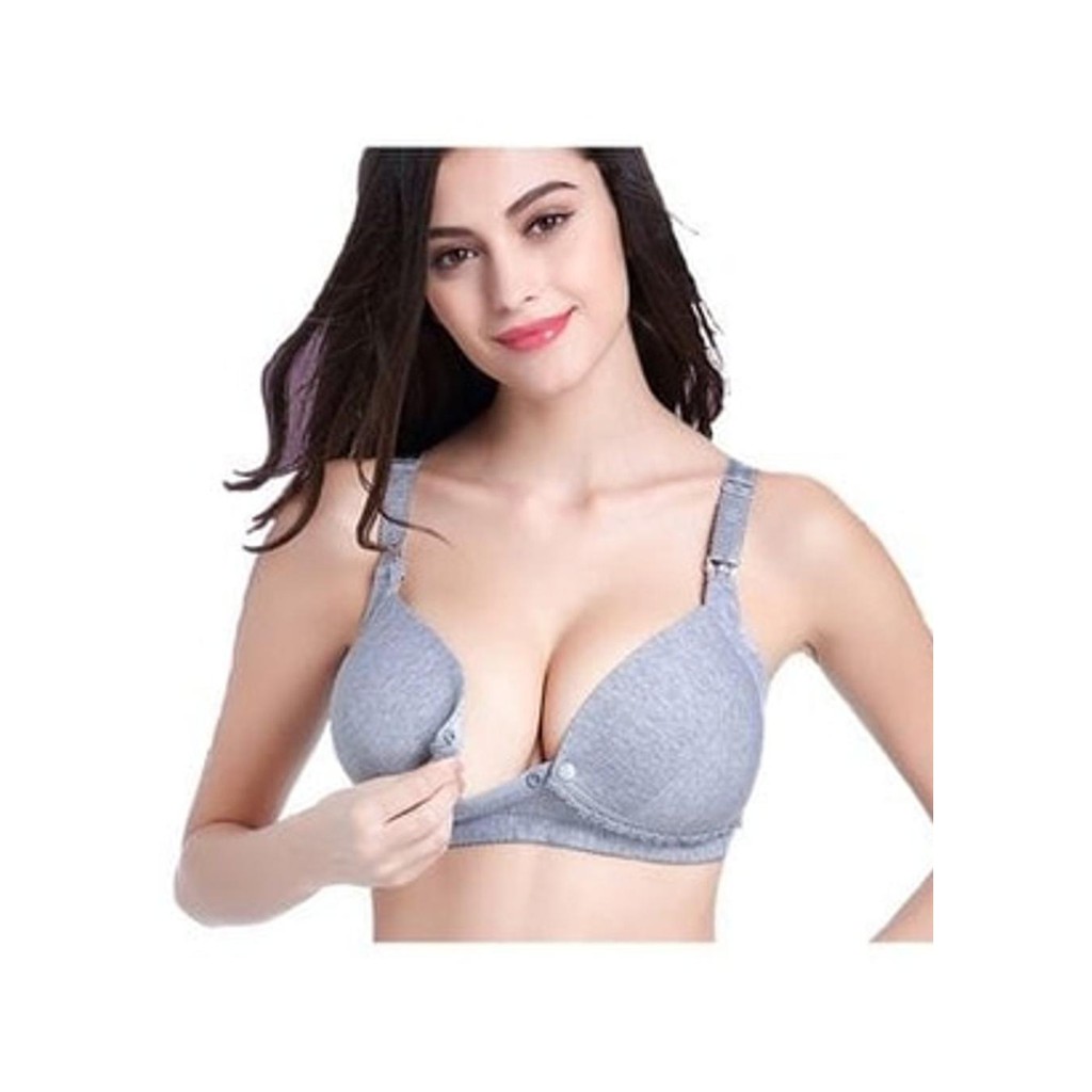 Jual Bra Menyusui - Kutang Menyusui Import LBH128 Abu