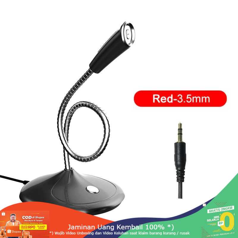 (BISA COD) RVOSTR Popupine Studio Stereo Recording Microphone 360 Degree 3.5mm - SF300