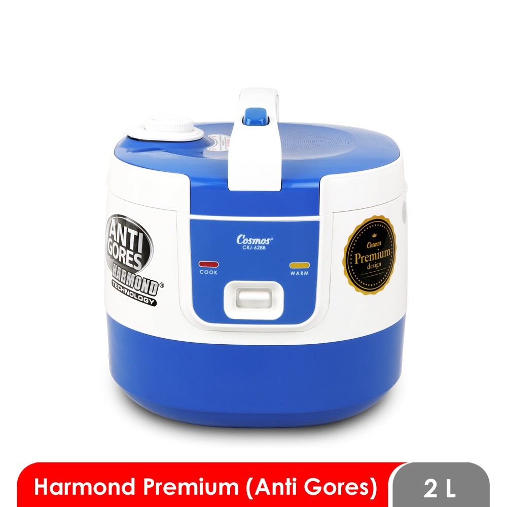 Cosmos Magic Com / Rice Cooker Blue 2 Liter Harmond CRJ 6288 B MURAH BANGET / GARANSI RESMI