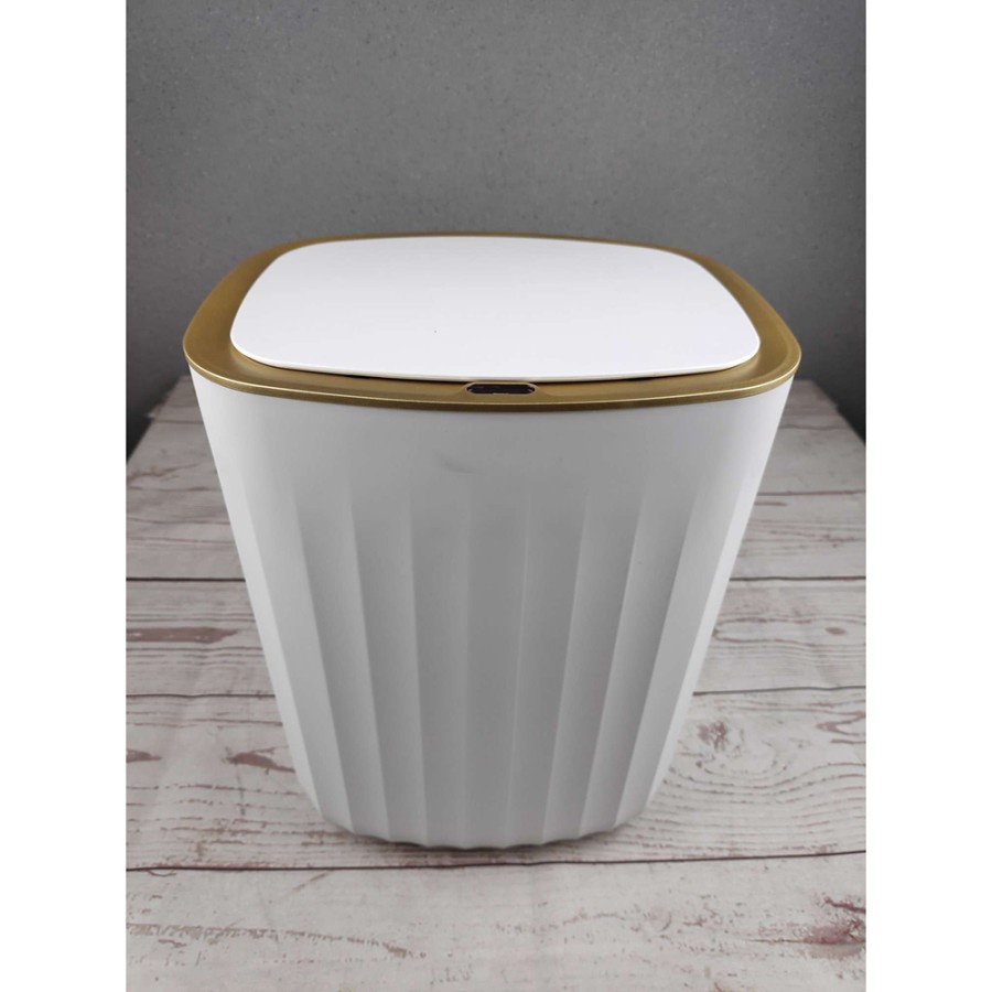 Tempat Sampah Smart Trash Can Motion Sensor Dustbin 10L - JB5811 - White