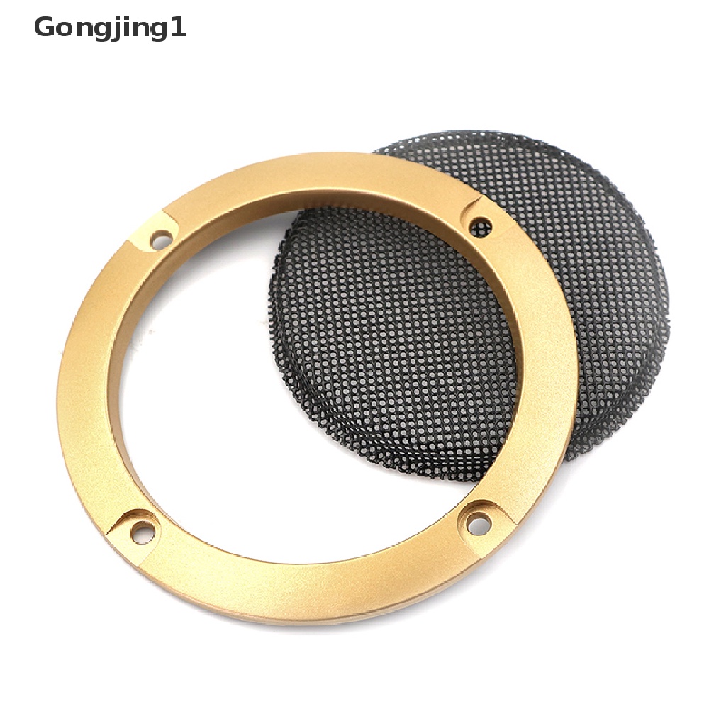 Gongjing1 2pcs cover speaker Audio Ukuran 3 &quot;Bahan metal mesh