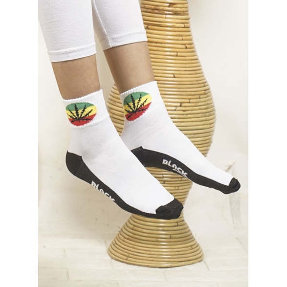 PROMO 3 PCS KAOS KAKI ANKLE SOCK MOTIF GANJA / KAOS KAKI SEMATA KAKI  / KAOS KAKI SPORT / UNISE