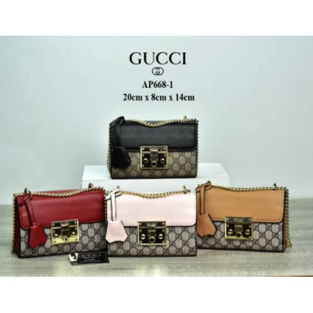 Tas Gucci Padlock GG AP668-1