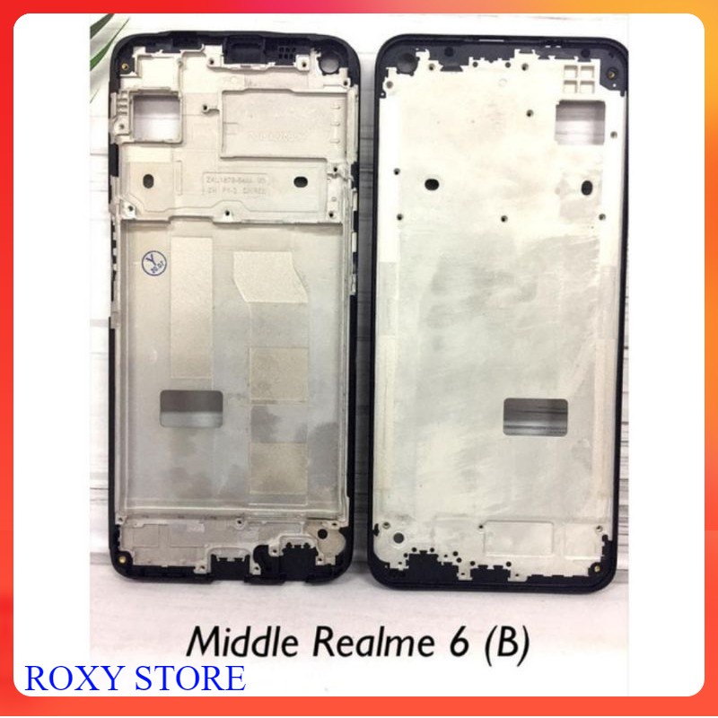 Frame Bezzel Tulang Tengah Tatakan Lcd Realme 6