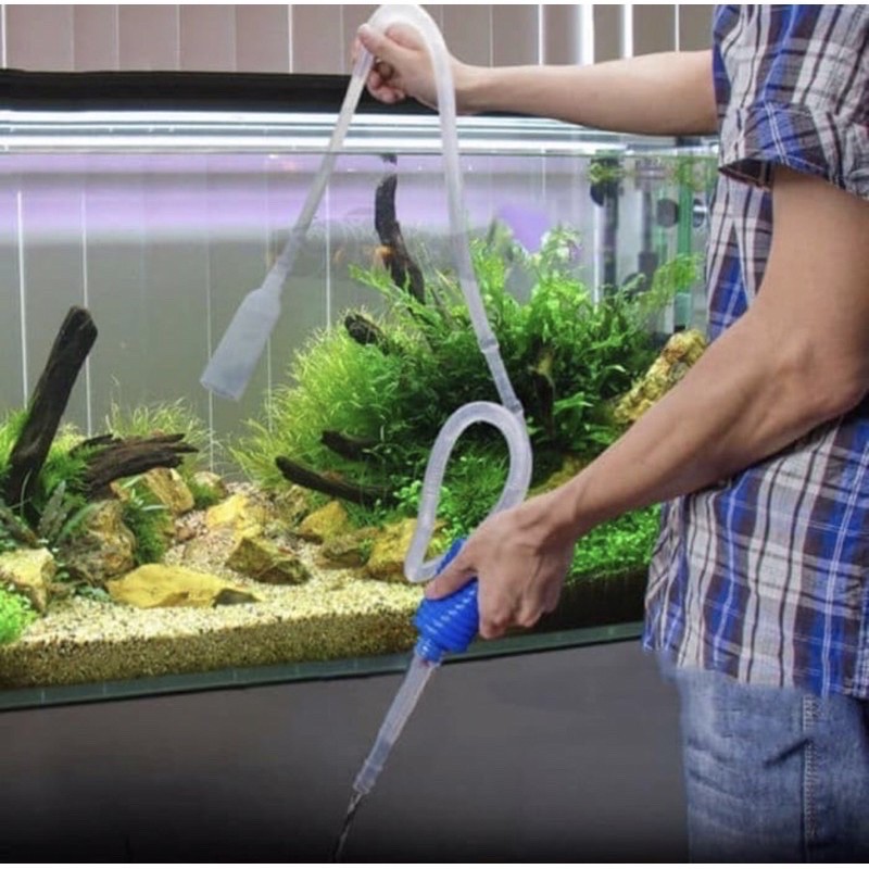 Alat Kuras Aquarium Aquascape Cleaner Pump Sipon