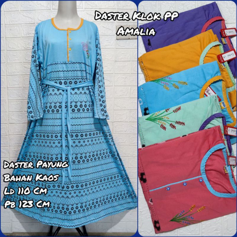 Daster Kaos Jumbo Daster Payung Lengan Panjang