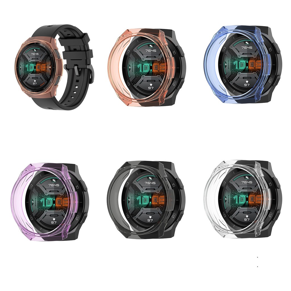 Soft Case Tpu Transparan Ultra Slim Cover Proteksi Smartwatch Huawei Gt 2e Gt2E