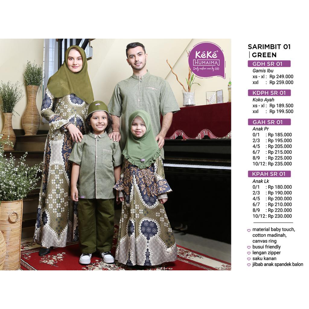 SARIMBIT KEKE HUMAIMA SR 01 TERBARU 2021 - GREEN