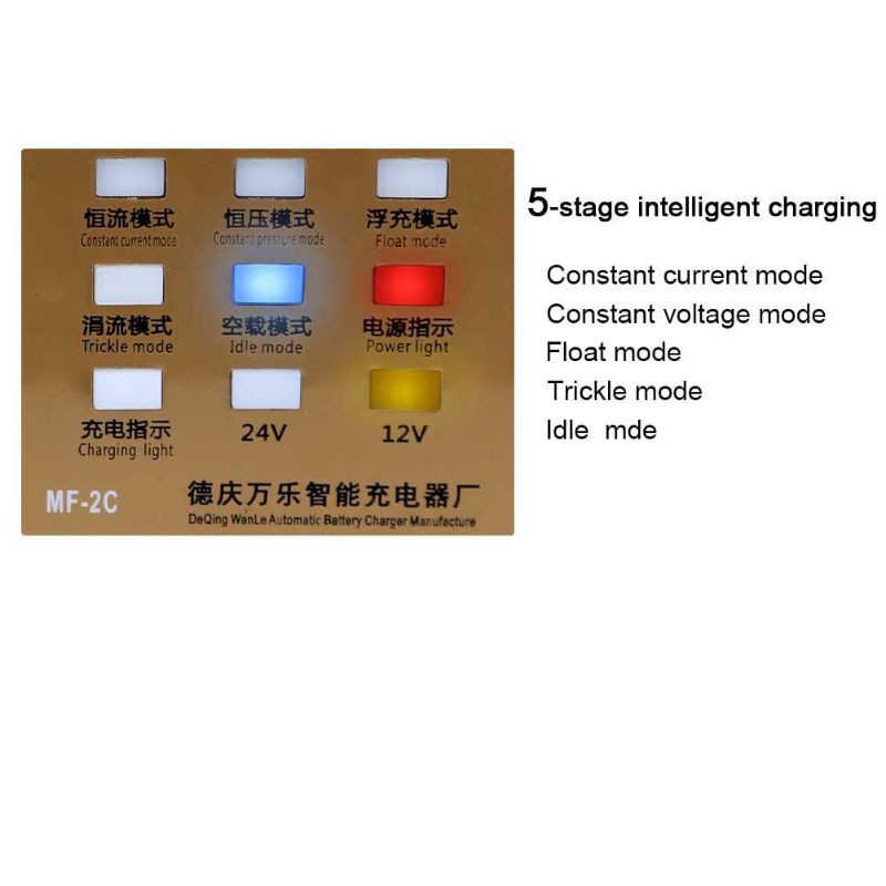 Taffware Charger Aki Mobil Lead Acid Battery Charger 12V/24V 200AH - LD-002S